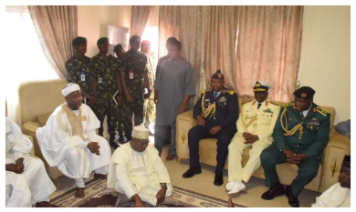 Nigerian Armed Forces Pays Condolence Visit to Late Gen. Rabe Abubakar’s Family