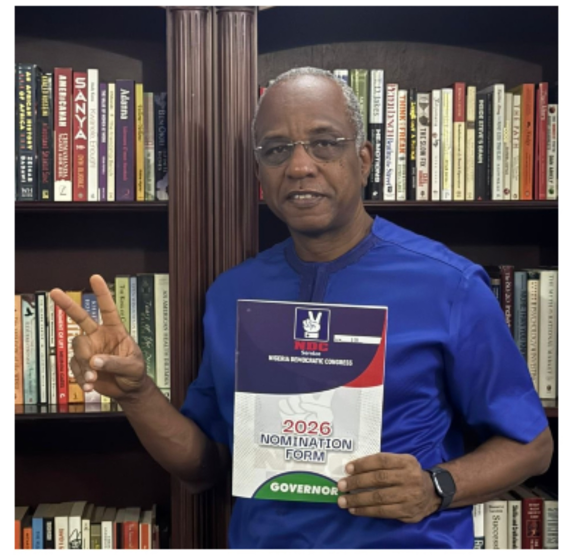 Funso Doherty Formally Accepts NDC Governorship Ticket in Lagos