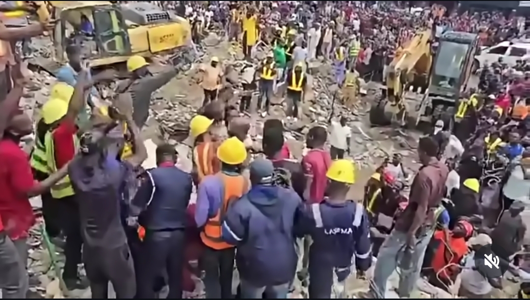 Update: 10 rescued from Lagos building collapse (video)