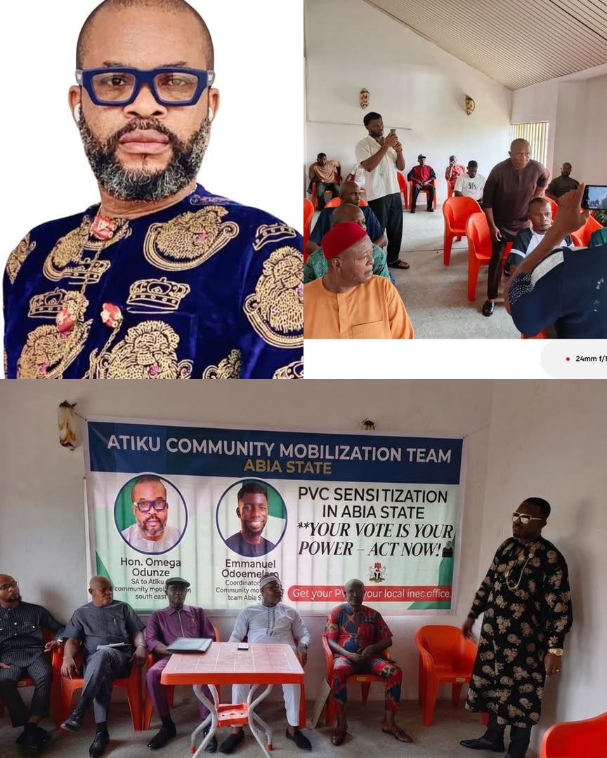 Atiku Community Mobilization Team Takes PVC Sensitisation Campaign Across Abia’s Three Senatorial Zones, Empowering Citizens, Expanding Democratic Participation and Mobilising Grassroots Support for Atiku Abubakar