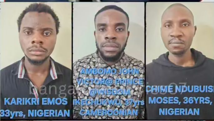 Two Nigerians and Cameroonian arrested for drug trafficking in India