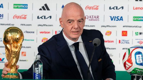 FIFA president Gianni Infantino slams World Cup critics for ‘spreading hate’